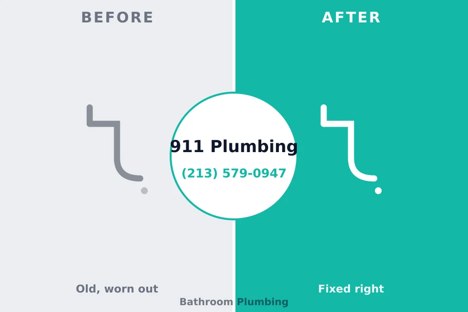 Before and after: plumbing repair Isleton, CA